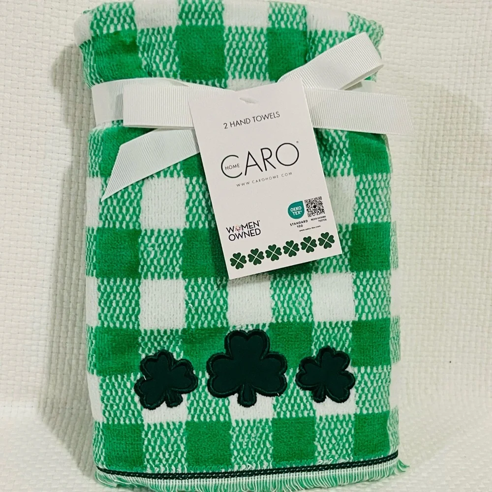 St Patrick’s Shamrock Hand Towles